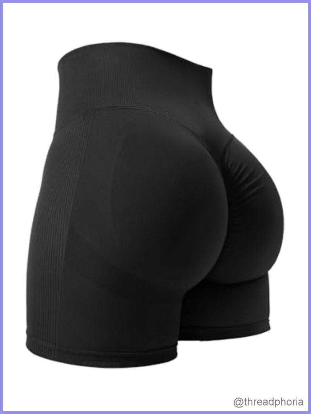 High Waist Seamless Biker Shorts 4.5" Inseam 4-Way Stretch Tummy Control Gym